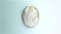 Broche Sommer Femme PEZZI UNICI in Or jaune Conchiglia CAMMEO DONNA SPAGNOLA - CAMMEO DONNA SPAGNOLA